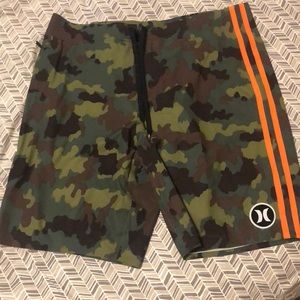 Brand New Hurley Camo Swim Trunks
